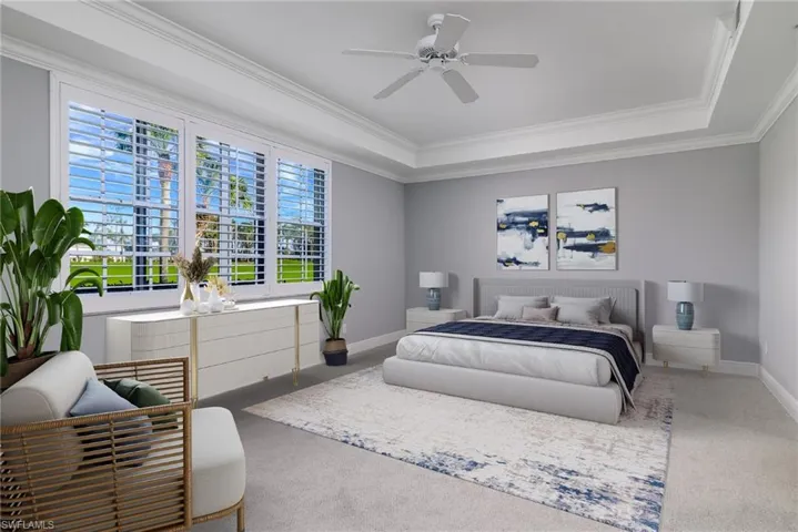 Primary Bedroom - Furnishings Virtually Staged