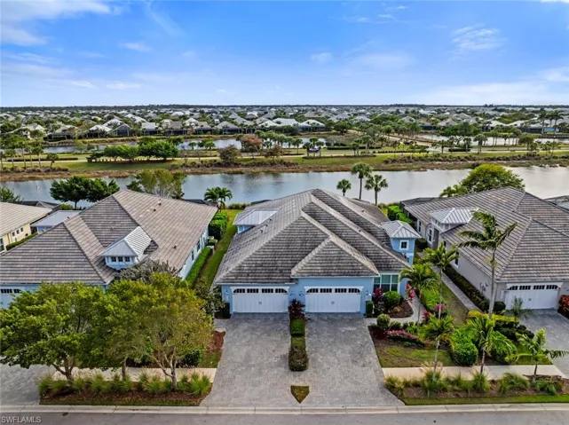 Aerial perspective of villa