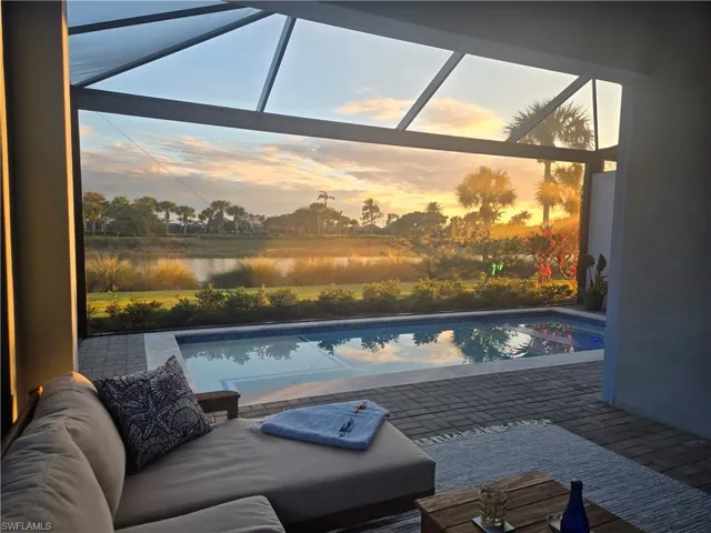 Beautiful sunset view