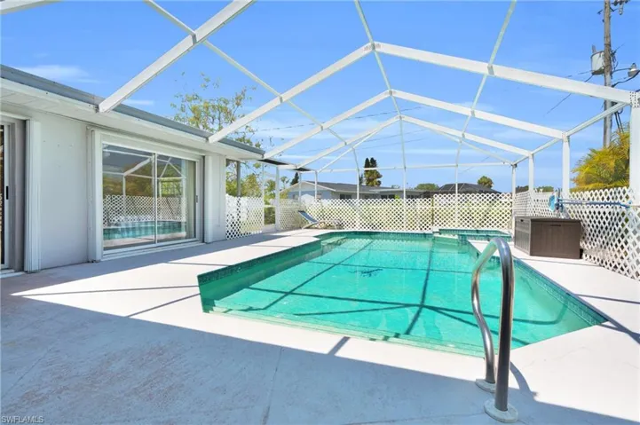 View of pool