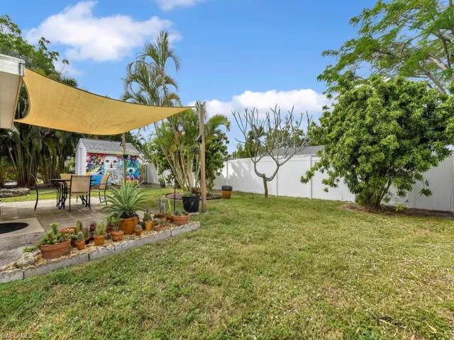 Fenced-In Backyard