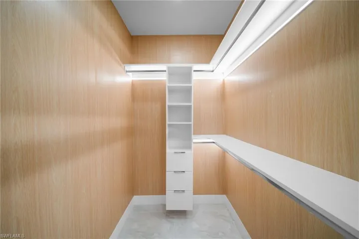 View of spacious closet
