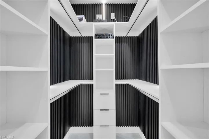 View of spacious closet