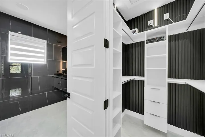 View of spacious closet