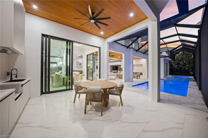 Enjoy highly coveted Western exposure for breathtaking sunsets, abundant natural light, and optimal sun over the pool.