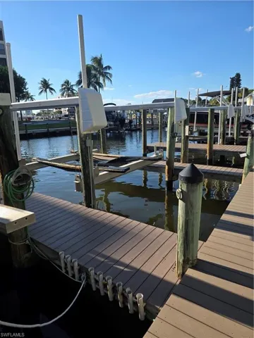 Boat Dock and Lift available for Sale separately.    (Photo may be digitally enhanced)