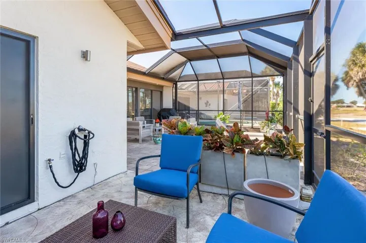 Extended lanai off Primary Bath Shower