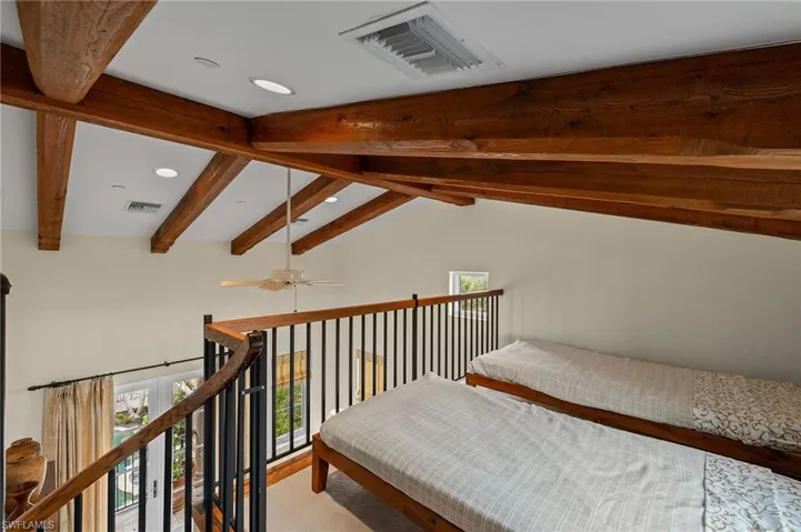 Bedroom featuring recessed lighting