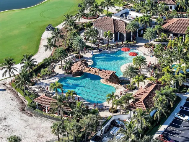Aerial View of the Clubhouse & Pools