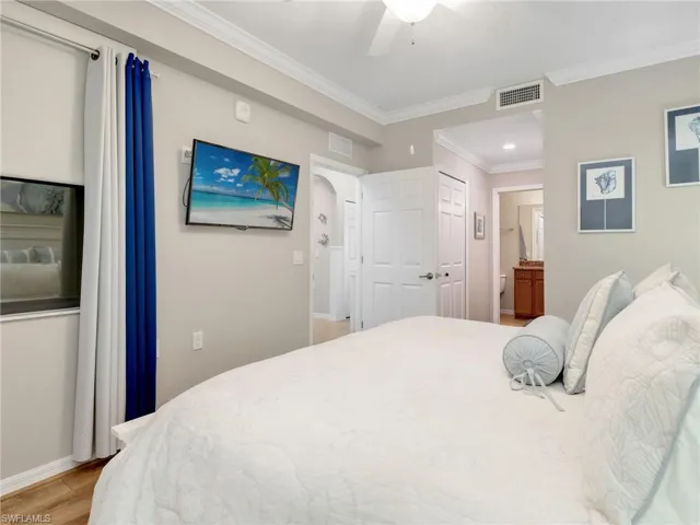 Primary Bedroom Suite with Crown Molding