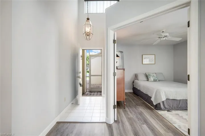 Grand entry way.
