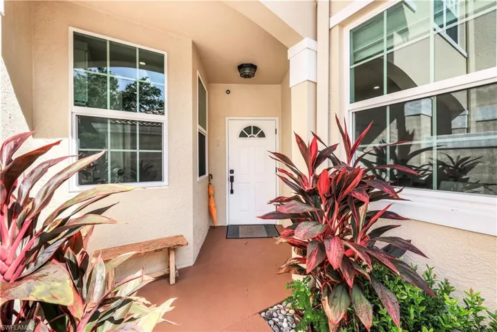 Welcome Home! Room for a bench and lovely covered entrance!