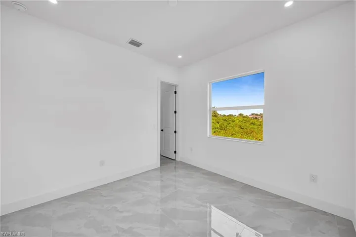 View of spare room