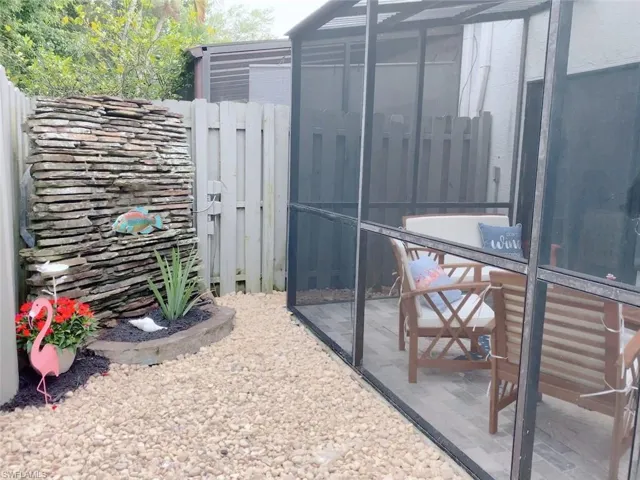 View of patio