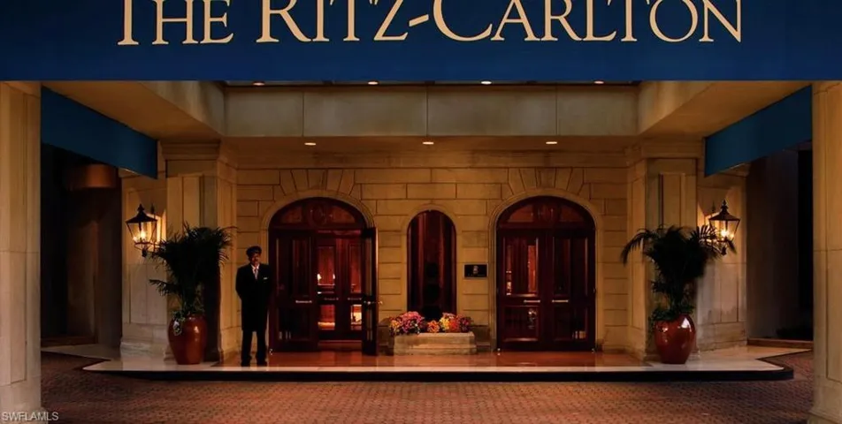 Lobby featuring a towering ceiling