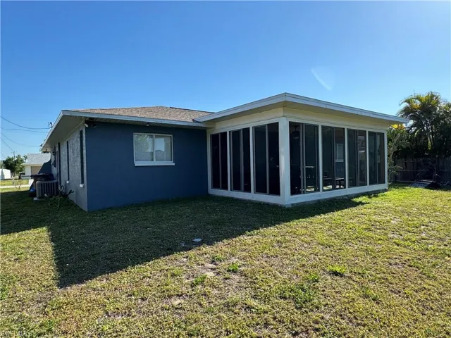 Right back corner view of home