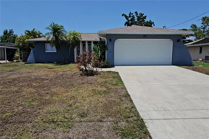 Front view of home
