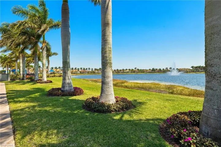 View of yard featuring a water view