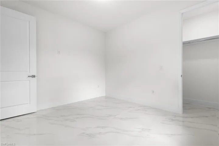 View of tiled empty room