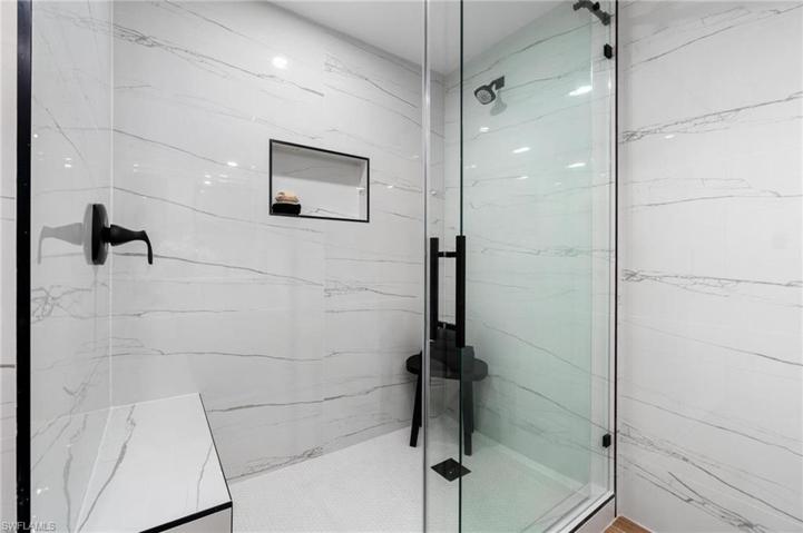 Oversized shower