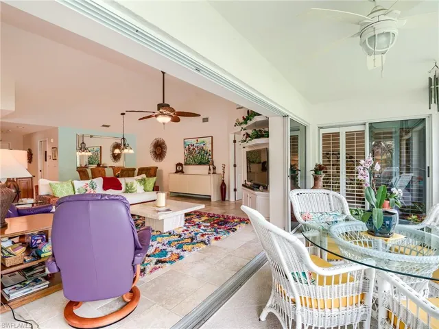 Pocket sliders opens great room to the lanai