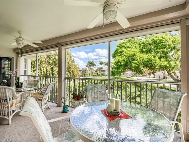 Shaded lanai offers a nice breeze