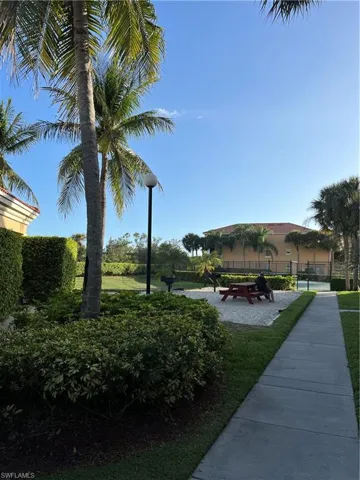 Barbeque grills and picnic tables