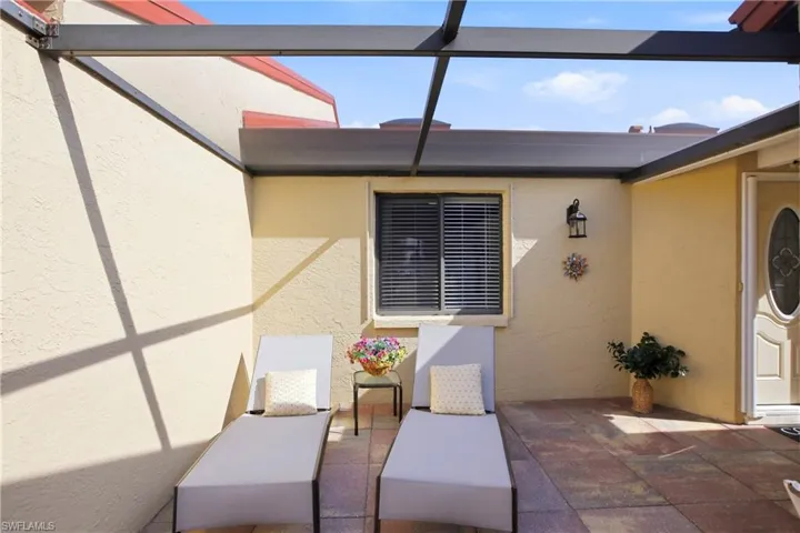 Screened in Courtyard