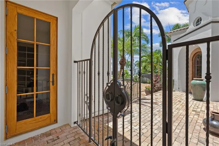 View of gate