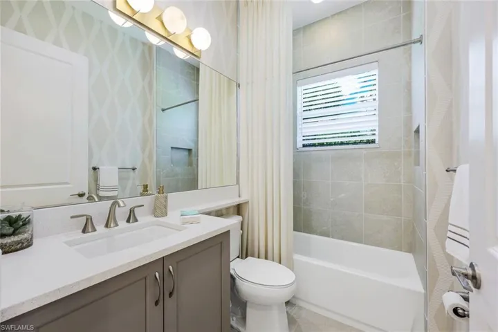 Second Bath with Tub