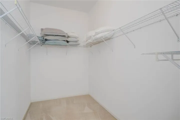 Spacious closet featuring carpet floors