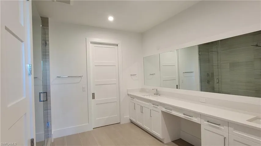 Master Bathroom with dual vanity