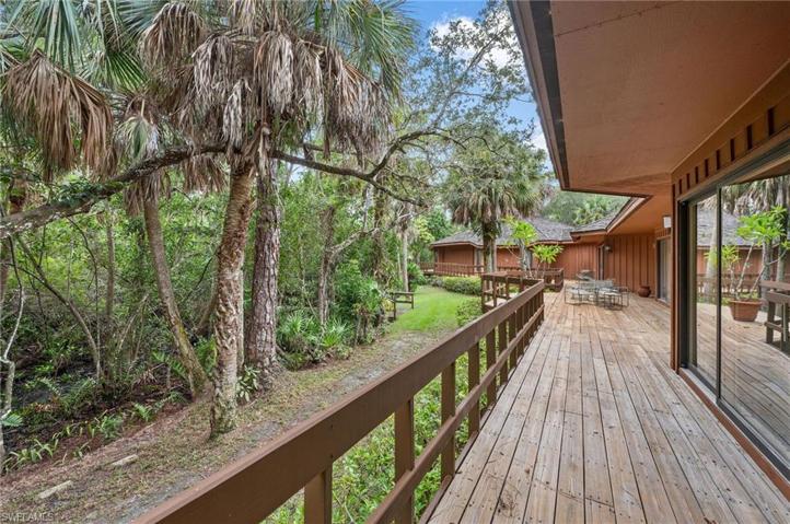 Wrap around deck on main house