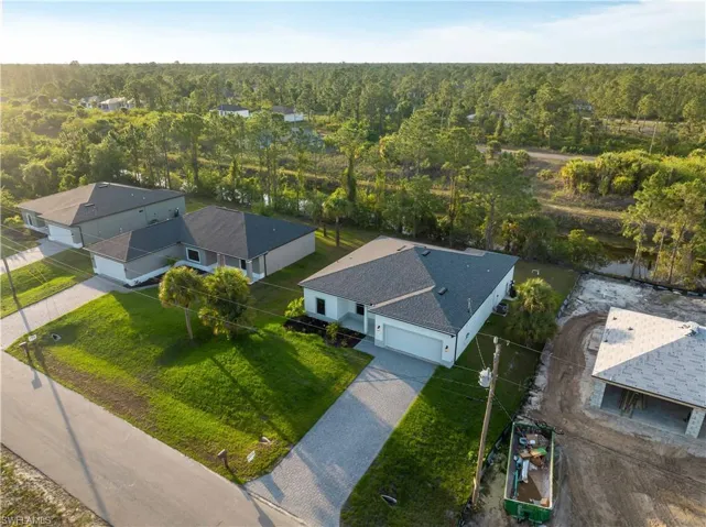 Drone / aerial view of a heavily wooded area