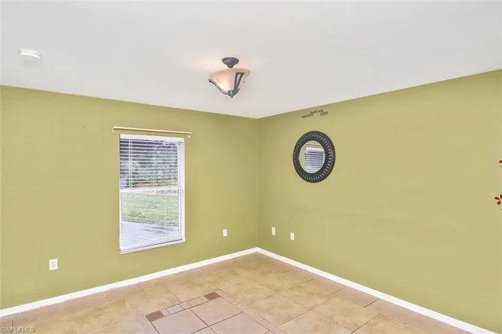 View of tiled empty room