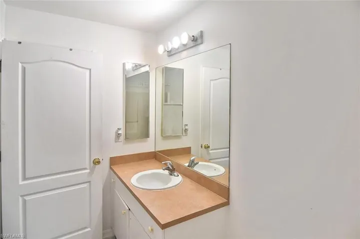 Bathroom with large vanity