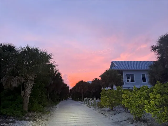 View down the street to the Beach/Ocean