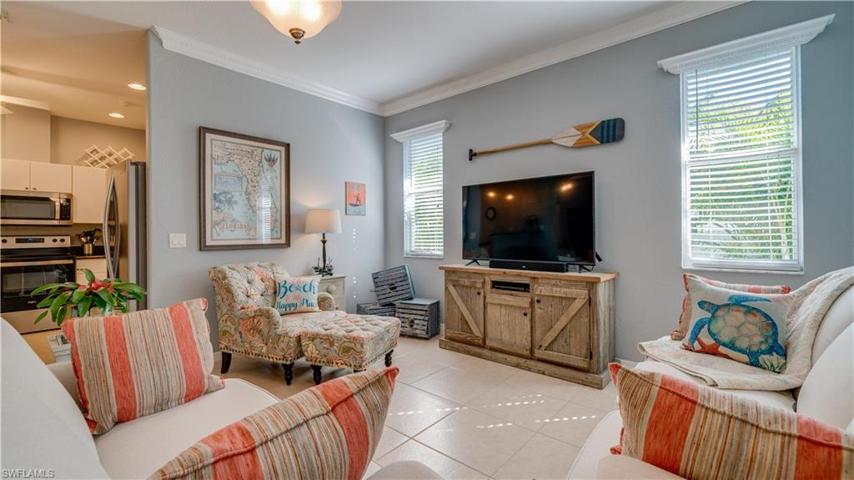 Just steps from the kitchen, movie night with popcorn is an easy accommodation.