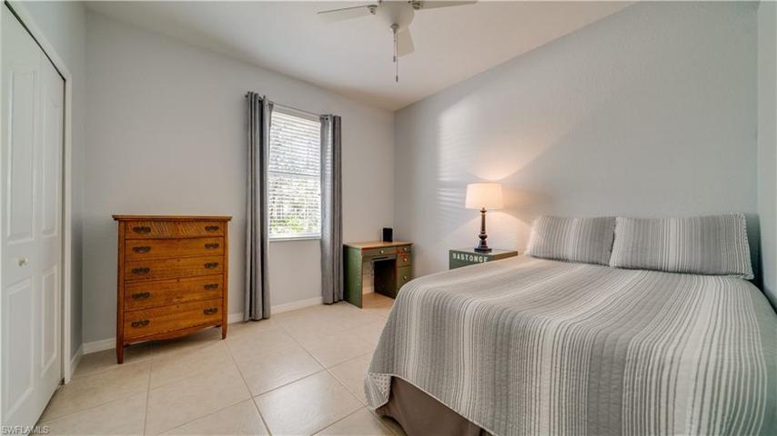 Bedroom number three is also large and freshly painted.
