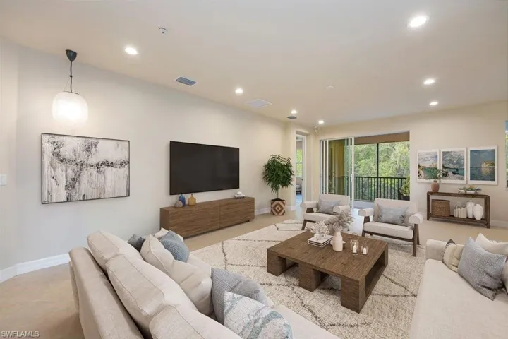 staged great room