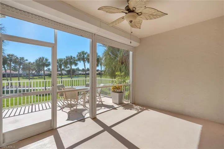 Screened porch that opens to wrap around lanai