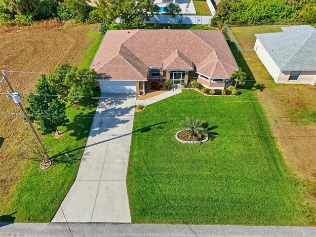View from above of property