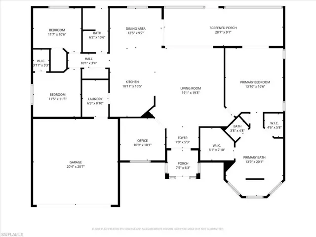 View of floor plan / room layout