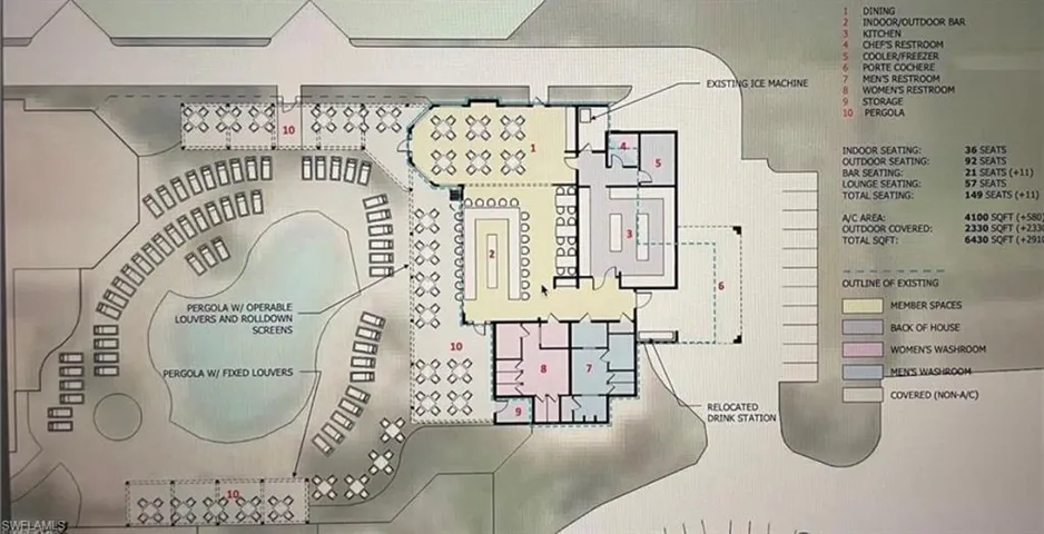 View of room layout