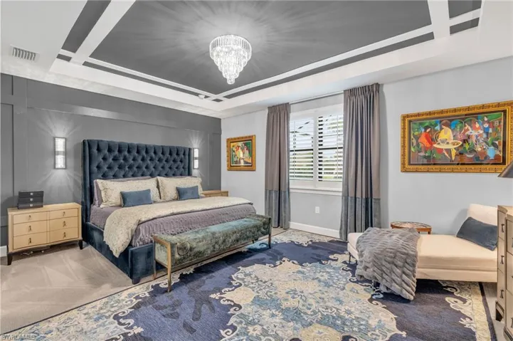 Primary Bedroom Suite with tray ceiling