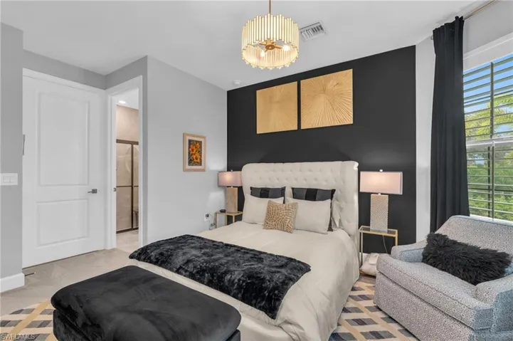 Bedroom #3 ensuite with full bath and walk in closet