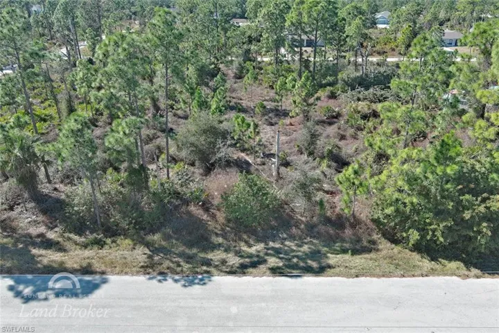 Aerial view of property's location