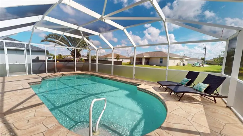 Pool and pool cage