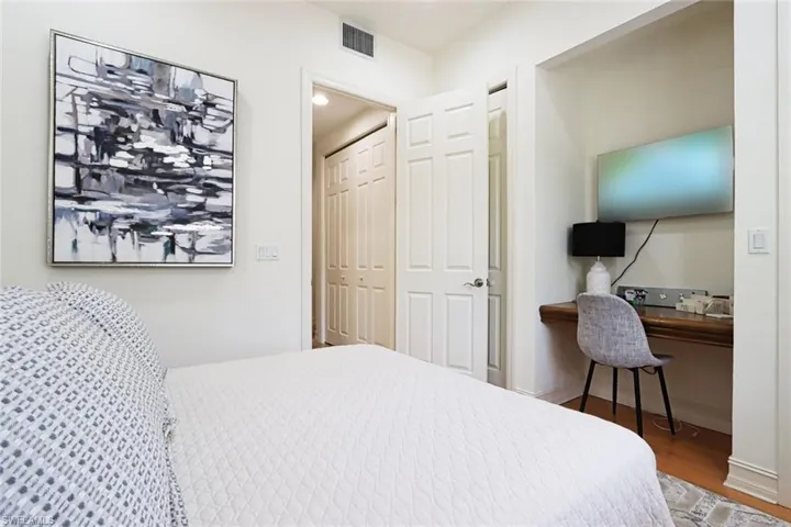 Bedroom featuring wood finished floors