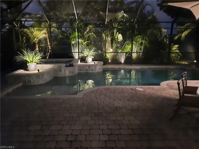 Pool at twilight